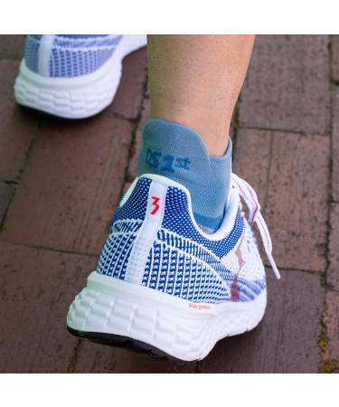 OrthoSleeve WC4 Wellness Care No-Show Socks in Black - Size Medium (1 Pair) - Buy Online on GoSupps.com