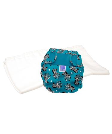 Bambino Mio Mioduo All-in-two cloth diaper zebra stripes size 2 (9kg+)