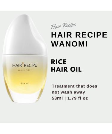 Hair Recipe Wanomi Moist Rice Hair Oil - 53ml | Nourish & Revitalize Your Hair - Buy Internationally - Buy Online on GoSupps.com