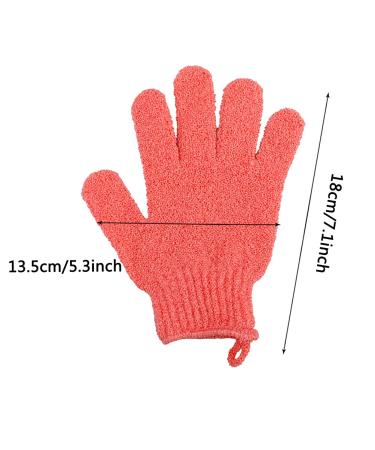 Pairs Exfoliating Bath Gloves - Double Sided Body Scrub Mitts for Shower & Spa | 4 Colors Available - Buy Online on GoSupps.com