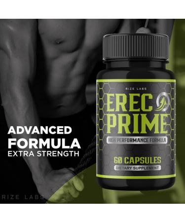 Erec Prime Pills for Men - All-Natural High Performance Formula | Boost Peak Performance & Health | ErecPrime24 Official Reviews (60 Capsules - Buy Online on GoSupps.com