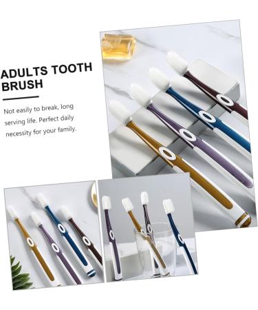 Angoily 8-Pack Nano Toothbrush for Thorough Cleaning - Travel & Camping Accessories with TPU Replacement Heads in Assorted Colors - Buy Online on GoSupps.com