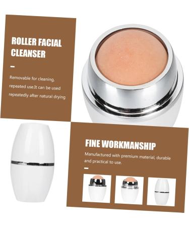 Beatifufu 1pc Facial Oil Absorbing Ball Face Cleaning Tools Face Cleaning Massager Facial Oil Control Tool 5x2.8cm White - Buy Online on GoSupps.com