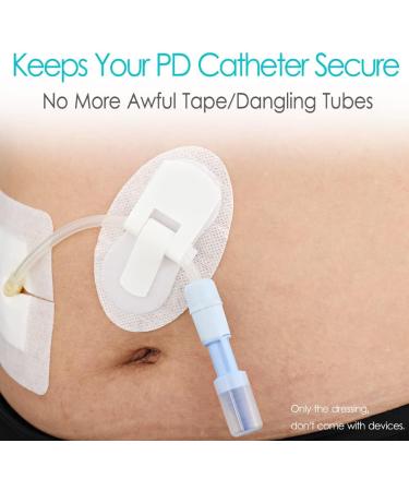 Catheter Stabilization Device - Pack of 5 | PD Dialysis Patch for Feeding Tube & Drain | G-Tube J-Tube Peritoneal Dialysis Accessories | Adhesive Bandages Included - Buy Online on GoSupps.com