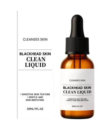 S rum Anti Points Noirs Nez & Visage Liquide Affinant les Pores et Contr le du S bum pour Pores Obstru s et Dilat s Nettoyant Profond Clarifiant pour Peaux Grasses et Imperfections 30ml (1pcs)