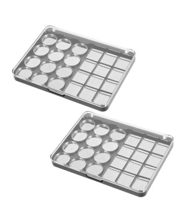 2 Pi ces palette de fards paupi res magn tiques palette d'ombres paupi res le fard paupi res de s paupi res vide porte- paupi res comme