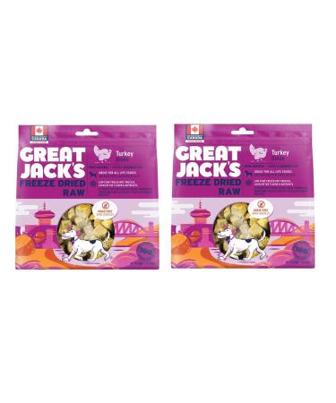 Great Jack s Freeze-Dried Raw Turkey Dog Treats 2-Pack