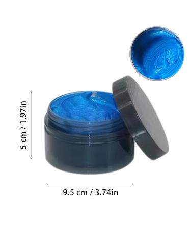 Temporary Blue Hair Color | Water Soluble Hair Wax for Kids Women & Men | Quick Drying Wash Out Hair Dye - Buy Online on GoSupps.com