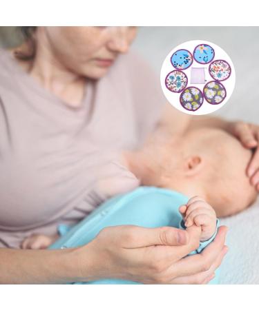 VILLCASE 6Pcs Professional Breastfeeding Cushions | Anti-Overflow Breast Pads for Moms - 10cm Polyester Cotton & TPU Coated Cloth - Buy Online on GoSupps.com