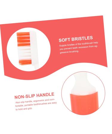 Buy Homsfou 8-Pack Travel Toothbrush Set - Soft Bristles Durable Design Ideal for Home & Travel - Buy Online on GoSupps.com