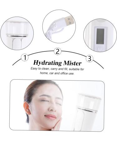 DRESSOOS Nano Facial Mister 1pc Spray Hydrating Apparatus Portable Eyelash Extensions Face Sprayer Mist Portable Humidifer 13.3X4.8CM - Buy Online on GoSupps.com