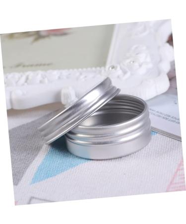 TEHAUX Box travel jar cosmetic sample jars Powder Jar Aluminum Storage Jar cosmetic sample tin containers round cream pot aluminum tin jar jars with lids empty cream jar Salve Jar nut tea - Buy Online on GoSupps.com
