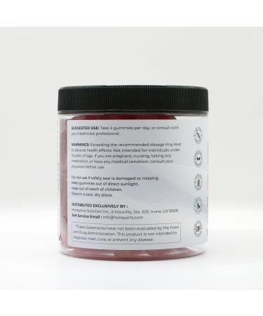 ArtsBear HoneyArts Creatine Monohydrate Gummies - 5000mg Creatine Natural Strawberry Flavor 120 Count - Vegan Sugar-Free Boosts Performance & Recovery - Buy Online on GoSupps.com