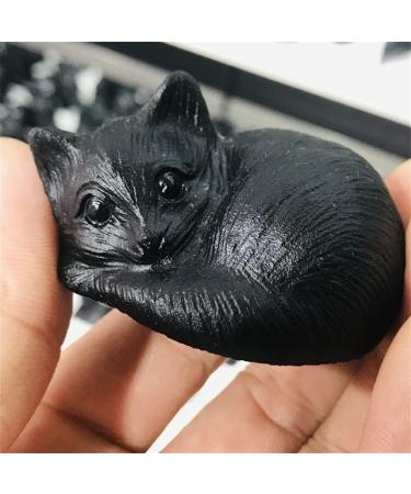 Natural Crystal Rough Specimen Natural Obsidian Hand Carved with Lovely Kitten Crystal and StonePolished DecorStone Home Collections (Color : Light) - Buy Online on GoSupps.com