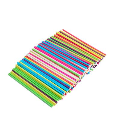 Zerodeko Paper Lollipop Sticks 200pcs Lollipop Sticks Cake Paper Sticks 15c Cake Stick Food Grade Cake Sticks