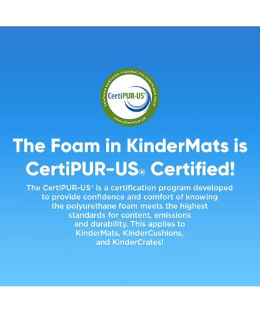KinderMat 1 Thick 4-Section Rest Mat 45 x 19 x 1 Red/Blue - Ideal for School, Daycare, Travel, and Home - Made in USA - 1.0 Inch Mat - Buy Online on GoSupps.com