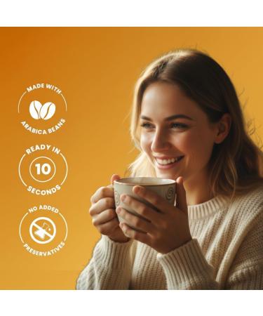 Bevzilla 24 sachets de caf et mousseur | 24 sachets de 2 g | 6 sachets de chaque saveur | Kit de caf classique noisette vanille et caramel au beurre | Grains arabica | Profitez du chaud et du Sachets de caf + mousseur - Buy Online on GoSupps.com