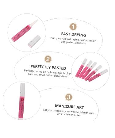 Beatifufu 4 Glue for Nails Nail Repair Glue Special Nail Glue Nail Glue for Fake Nails Special Manicure Glue Quick Sticky Nail Glue Practical Nails Glue Professional Nail Art Glue Liquid - Buy Online on GoSupps.com