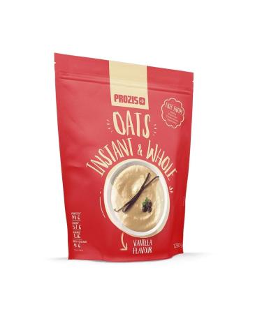 Prozis Avoine Compl te Instantan e en Poudre 1 250 g Vanille C r ales Enrichies de Prot ines et de Glucides de Haute Qualit - Convient pour les V g tarians et V gans
