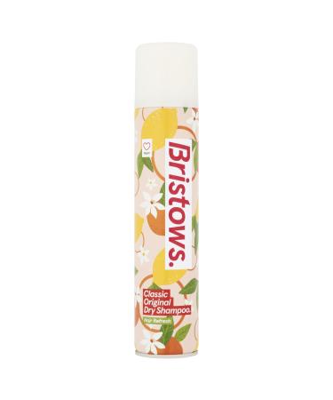 Bristows Original Classic Dry shampoo revitalises hair without drying out removes oil made with Keratin and sulfate free. 200ml.