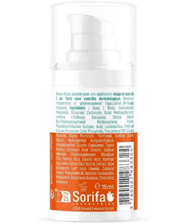 SORIFA - Pack of 18 - Derm cran - Sunscreen SPF50+ - Face and body - Vegan & Ocean Friendly formula - Water resistant - For the whole family from 3 years old - Made in France - Pocket size 15 ml - Buy Online on GoSupps.com