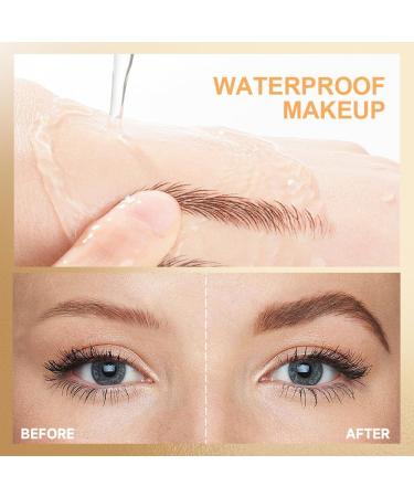 Magic 4 Tip Eyebrow Pencil 3D Waterproof and Sweat-proof Microblading Eyebrow Pencil Contouring Pen Long Lasting Eyebrow Brush Microblade Eyebrow Pencil for Natural Makeup (Black) - Buy Online on GoSupps.com