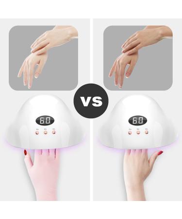 Arqumi UV Gel Nail Dryer Gloves - 2 Pairs | Anti-UV Protection for Gel Manicures | Fingerless Pink UV Gloves - Buy Online on GoSupps.com