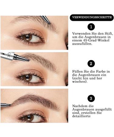 sylbx 2Pcs 3D Waterproof Eyebrow Pencil Eyebrow Pencil Liquid Eyebrow Pencil Makeup Eyebrow Pencil Eyebrow Pencil Liquid Eyebrow Pen Waterproof Pencil - Buy Online on GoSupps.com