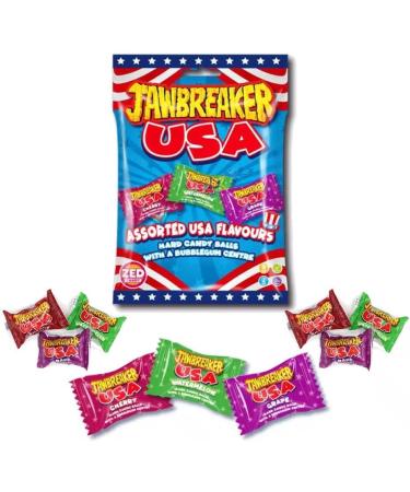 Fruit flavoured Zed Candy balls with a bubblegum centre Jawbreaker USA Bag 99g (4) - Buy Online on GoSupps.com
