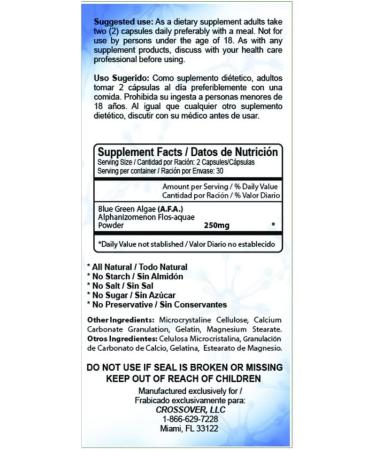 Bioxtron Natural AFA Stem Cell Supplement + Army Health Roll On - Regenerate Cells, Fight Pain & Fatigue - 60 Capsules + 100% Natural Curcumin - Relieve Joint, Muscle Pain & Migraines - Buy Online on GoSupps.com