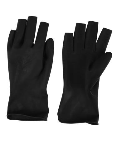 HONMEET 1 Pair Waterproof Gloves Accessories for Hair Color Styling Gloves Dyeing Gloves Hair Styling Accessories Hair Dye Wash Gloves Hair Washing Gloves Rubber Emulsion 24.50X13.00X0.10CM