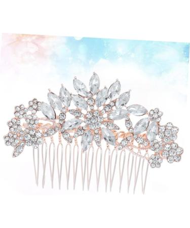 MAGICLULU 1pc Alloy Haircombs Bridal Haircombs Rhinestone Haircombs for Women Hair Combs - Buy Online on GoSupps.com