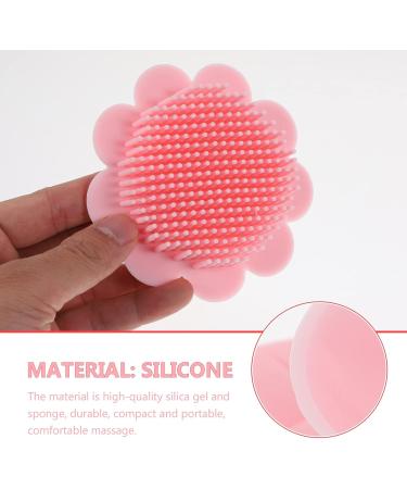 Healvian Silicone Baby Bath Brush Set - Gentle Skin Care and Massage for Newborns - 2 Pack 10x10x5cm - Buy Online on GoSupps.com