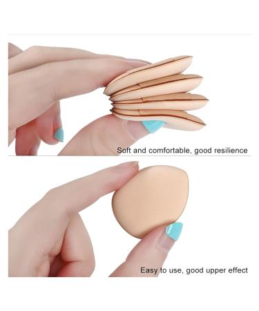 SBTRKT Triangle Velvet Powder Puff - 10/20 Pcs Mini Finger Puff | Washable Fashionable Makeup Tools for Flawless Blending - Black - Buy Online on GoSupps.com