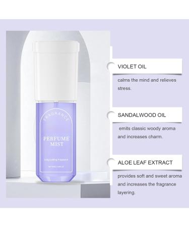 Brazilian Spray Fruity Fragrance Perfume Mist Hair & Body Fragrance Mist Brazilian Fragrance Perfume for Women Eau de Toilette Day or Night Spray (Brazilian Jasmine) (Violet flower) - Buy Online on GoSupps.com