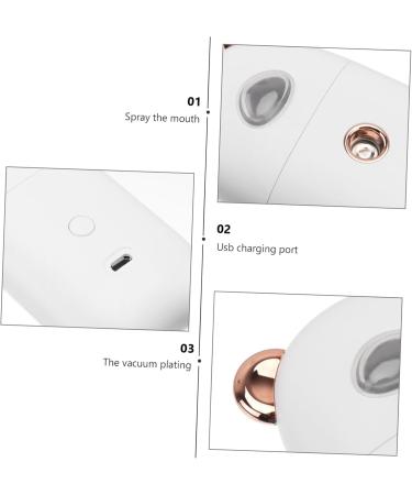 Beavorty 3 Pcs Beauty Humidifier Steamer for Facial Nano Steamer Face Sprayer Handheld Hydrating Instrument - Buy Online on GoSupps.com
