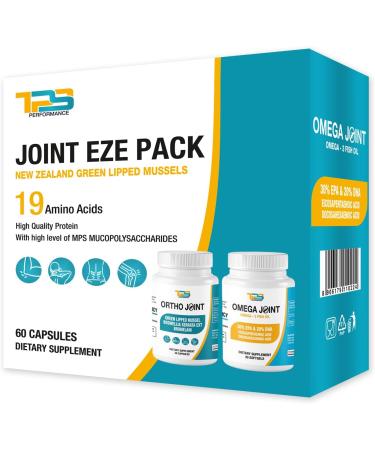 TPS Joint Support Supplement - New Zealand Green Lipped Mussel Extract for Joint Pain Relief | Healthy Joints & Bones - 30 Capsules - Buy Online on GoSupps.com