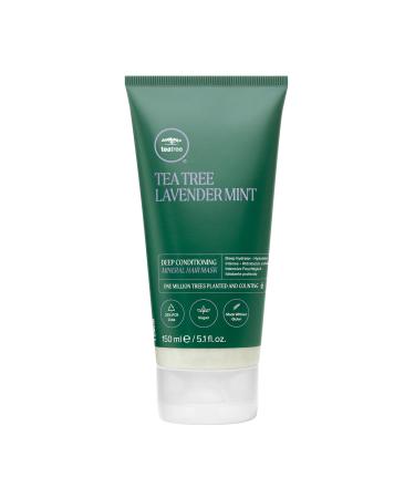 Tea Tree Lavender Mint Deep Conditioning Mineral Hair Mask Hydrates + Strengthens For Coarse + Dry Hair 150 8 ml