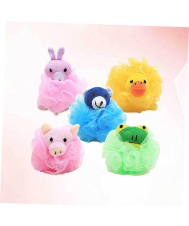 12 Pcs Healeved Bath Sponge Set | Luxurious Bath Puffs & Flower Balls Perfect Bath Accessories for Spa-like Experience - Buy Online on GoSupps.com