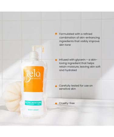 Belo Essentials Intensive Body Wash Hydrating Cleanser with Glycerin Smooth Lather Daily Shower Gel for Even Tone Skincare - 475ml - Buy Online on GoSupps.com