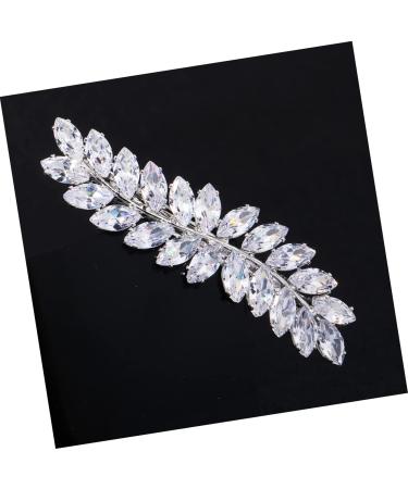 Mikinona 1pc Half up Hair Clip Wedding Decor Girl Hair Clip Hair Diamonds Crystal Hair Vintage Decor Bling Hair Barrettes Wedding Hair Pins Bridal Flower Comb Spiral Bride Zircon Headband - Buy Online on GoSupps.com