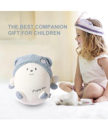 JOYRAVO Kids Travel Pillow - 2-in-1 Deformable Neck Pillow with Cute Plush Animals for Comfy Sleep and Play - Blue Bear Design | Perfect for Airplanes, Cars, and Travel - Buy Online on GoSupps.com