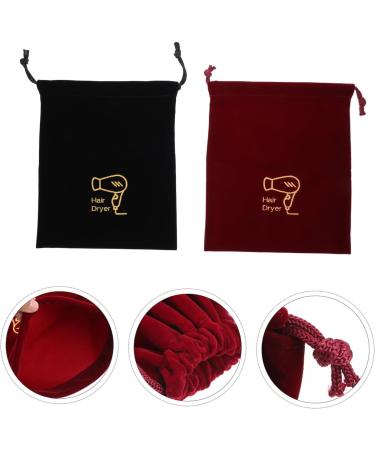 Baluue 2 Pcs Storage Bag Hair Dryer Storage Pouch Hairdryer Bag for Travel Hair Dryer Organizer Fabric 36.5X26.5X1CM Assorted Color - Buy Online on GoSupps.com