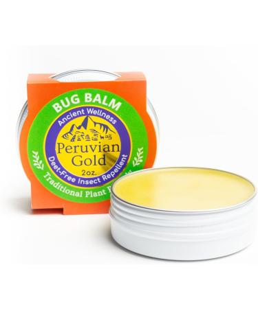 Bug Off Balm Peruvian Gold DEET-Free Insect Repellent with Citronella | Natural, Clean, and Effective Protection | 2oz | Safe for The Whole Family - Buy Online on GoSupps.com