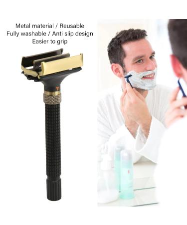 Double Edge Safety Razor - Men s Manual Beard Trimmer | Reusable Metal Safety Trimmer for a Perfect Shave - Buy Online on GoSupps.com