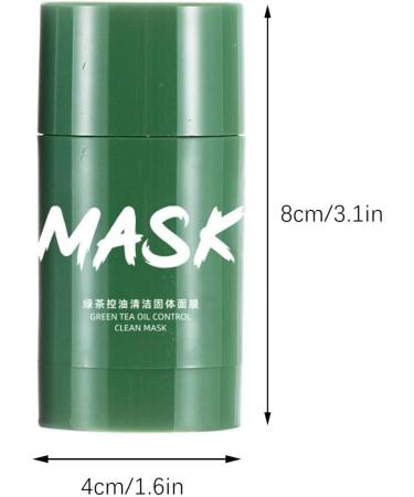 Green Tea Blackhead Face Mask Purifies Skin Green Mask Stick Green Clay Mask Green Tea Purifying Clay Mask Green Tea Cleansing Mask (1PC) - Buy Online on GoSupps.com