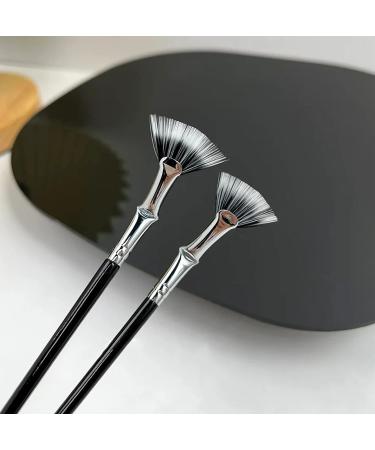 Anjoize Dolly Mascara Fan Brush Set - 120 Folded Fan-shaped Brushes for Precise Lash Separation and Lengthening - Buy Online on GoSupps.com