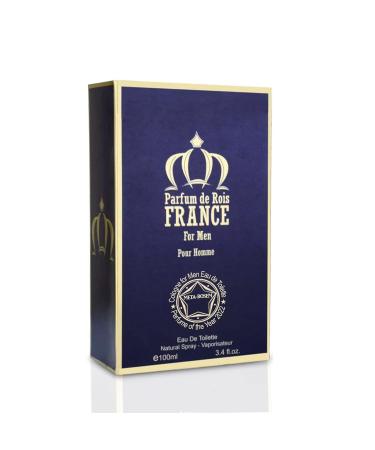 META-BOSEM Parfum de Rois France Men's Cologne Eau de Toilette Natural Spray - Citrus Freshness - Masculine Scent - Great Holiday Gift - for All Day Use - a Classic Bottle 3.4 Fluid Ounce/100Ml Parfum de Rois France 3.4 Fl Oz (Pack of 1) - Buy Online on GoSupps.com