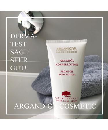 Argandor Vegan Argan Oil Body Lotion - Nourishing & Moisturizing for Normal Dry Sensitive & Stressed Skin - 150ml - Buy Online on GoSupps.com