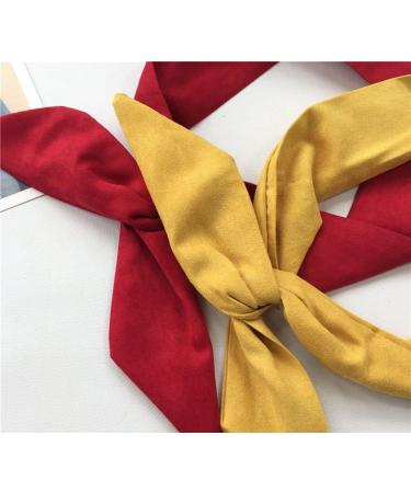 Anawakia Vintage Hair Bow Headband Wire Headband Women Colour Flexible Wire Headbands Hair Accessories Hair Band (Dark Green) - Buy Online on GoSupps.com